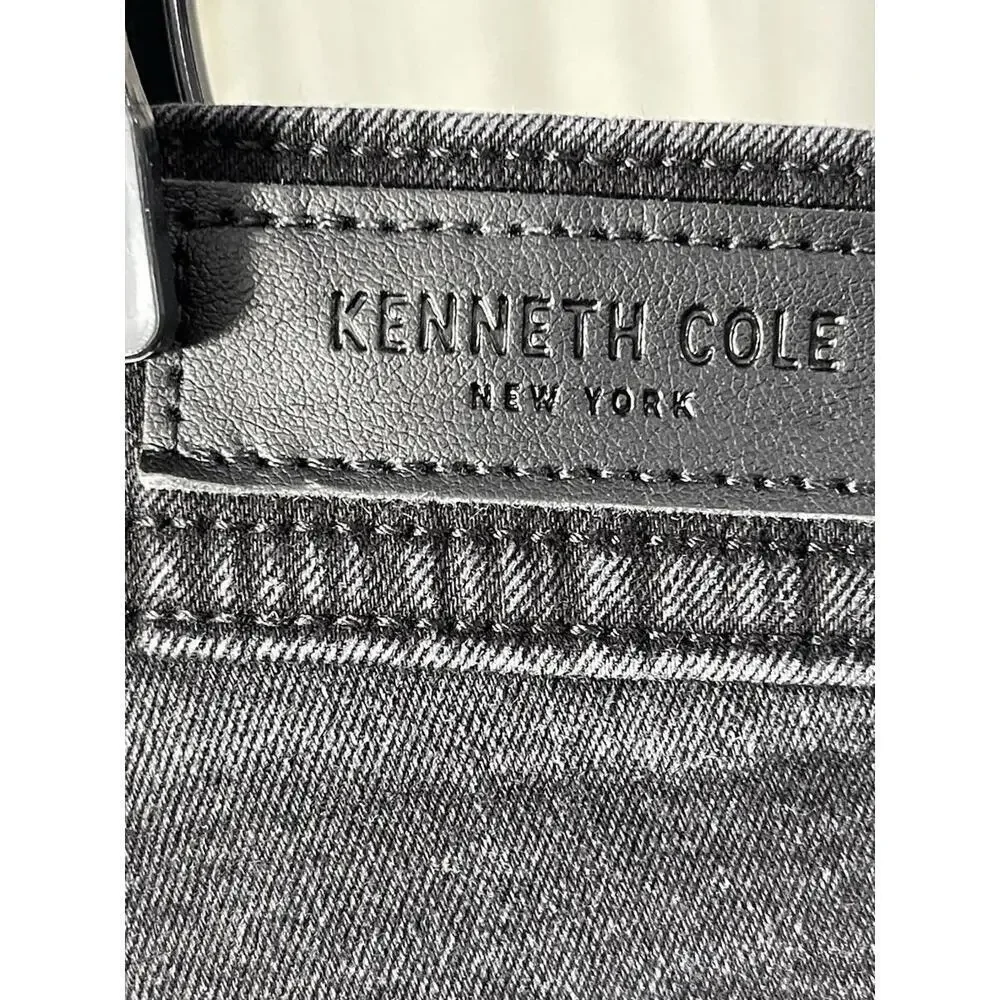 Kenneth Cole Slim Fit Men's Black Wash Jeans Size 36x32
